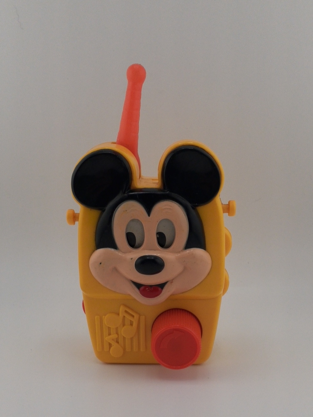 Vintage Illco Walt Disney Ptoductions Pre-School Mickey Mouse Wind-Up Toy Radio